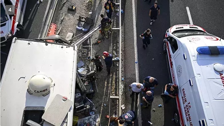 Πολύνεκρη τραγωδία στην Τουρκία - Ο οδηγός αποκοιμήθηκε