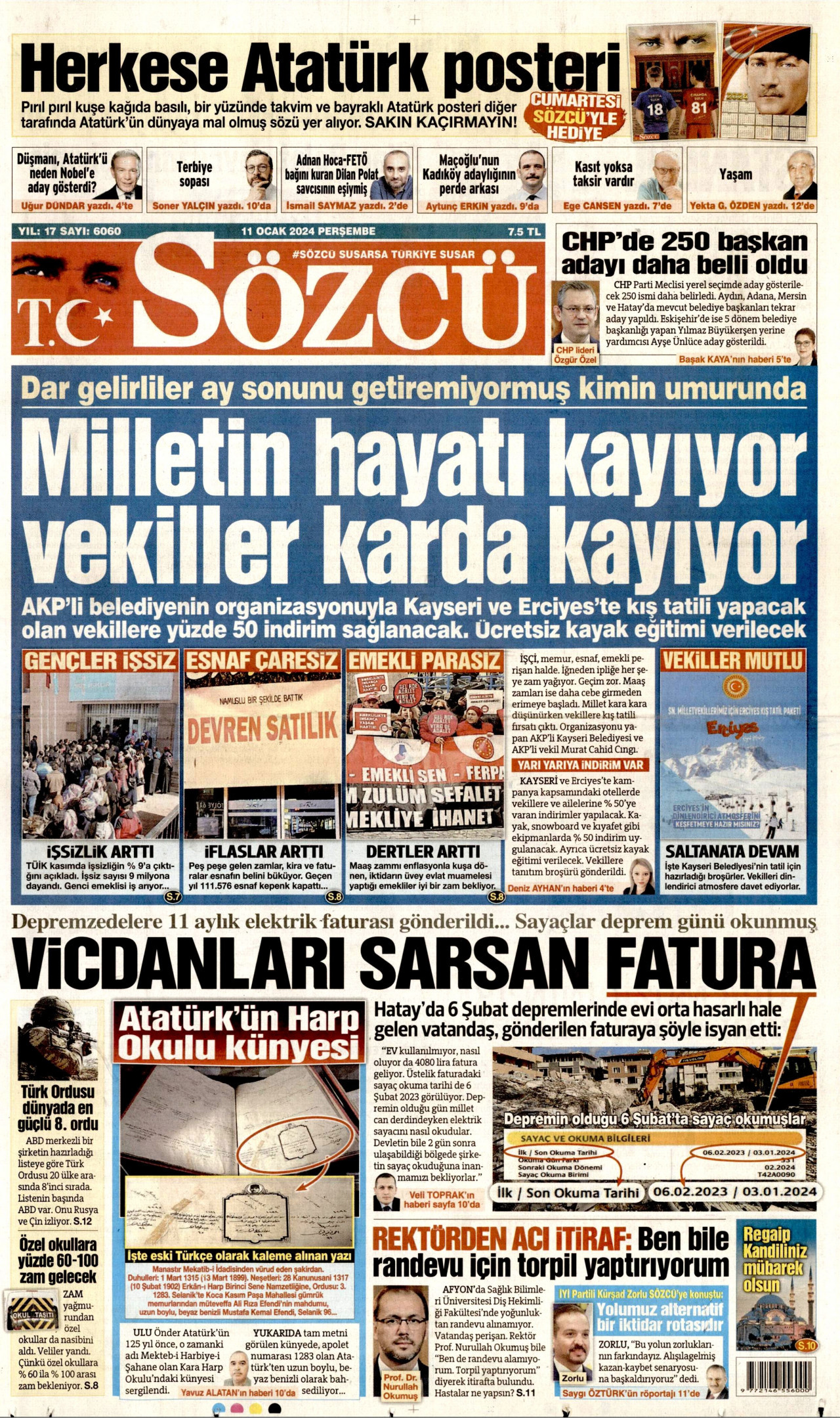 Σοζτζού - Εθνικιστική Αντιπολιτευτική: «Η ζωή του λαού είναι πατινάζ, οι βουλευτές κάνουν πατινάζ στο χιόνι»