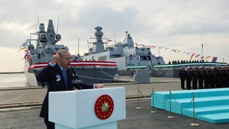 Ερντογάν: νέα πλοία, εξαγωγές–ρεκόρ και «Γαλάζια Πατρίδα»