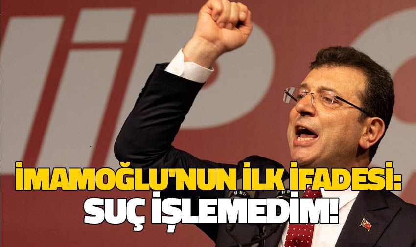 Ιμάμογλου στην κατάθεσή του: «Δεν διέπραξα κανένα έγκλημα»