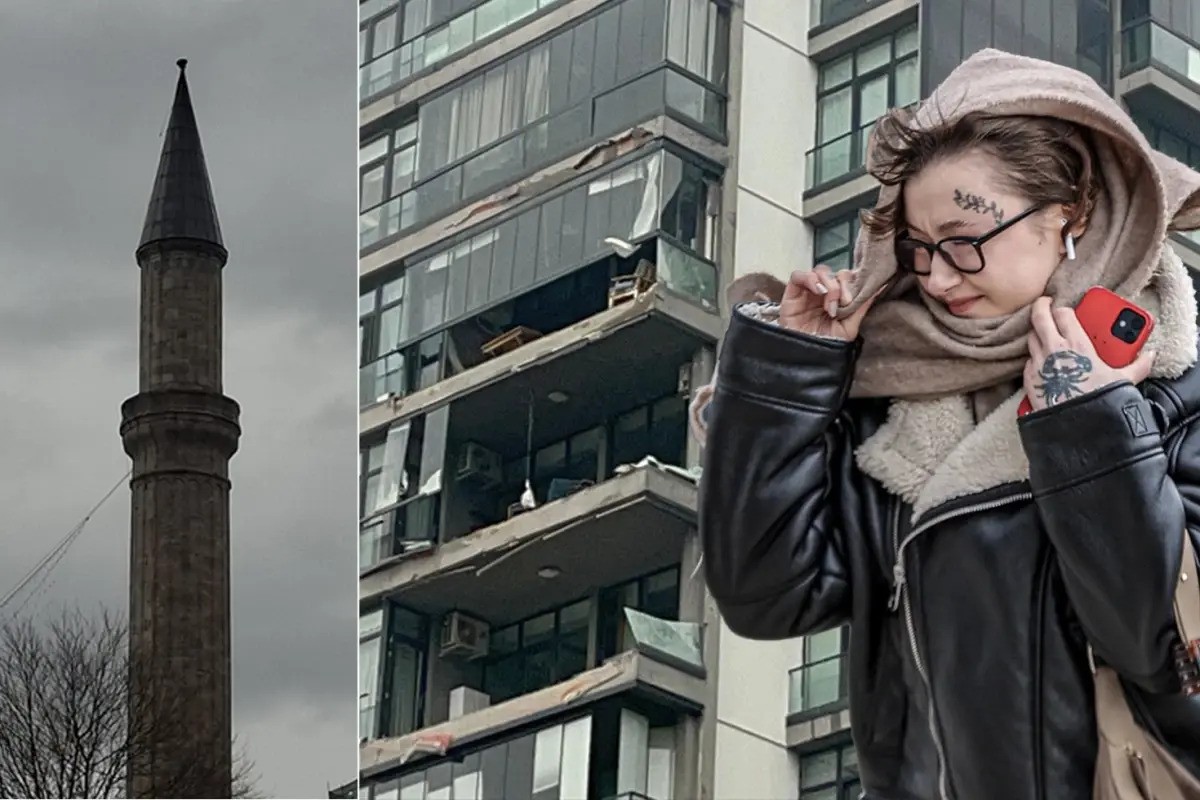 Η σφοδρή κακοκαιρία της Πόλης χτύπησε μιναρέ Αγίας Σοφίας– Εκτεταμένες ζημιές σε Μαρμαρά