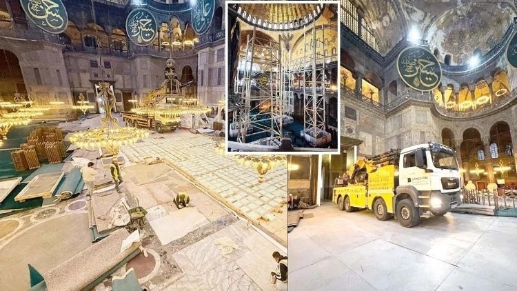 «Σαν εγχείρηση ανοικτής καρδιάς»: Οι ειδικοί της Αγίας Σοφίας απαντούν για γερανό 